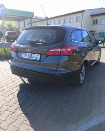 Ford Focus cena 34000 przebieg: 213500, rok produkcji 2016 z Gdańsk małe 301